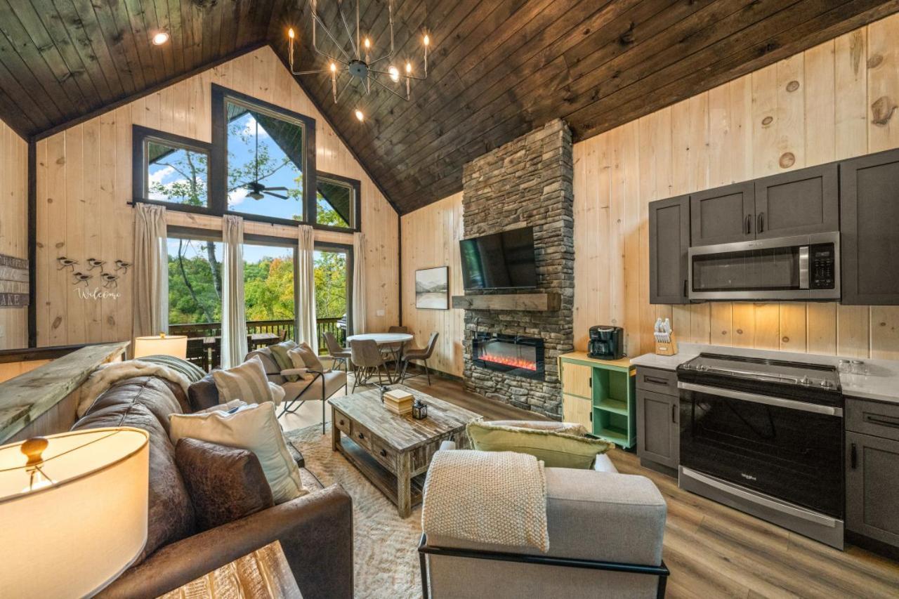 Cozy Cove Retreat W Lake View Hot Tub Firepit Dandridge Kültér fotó