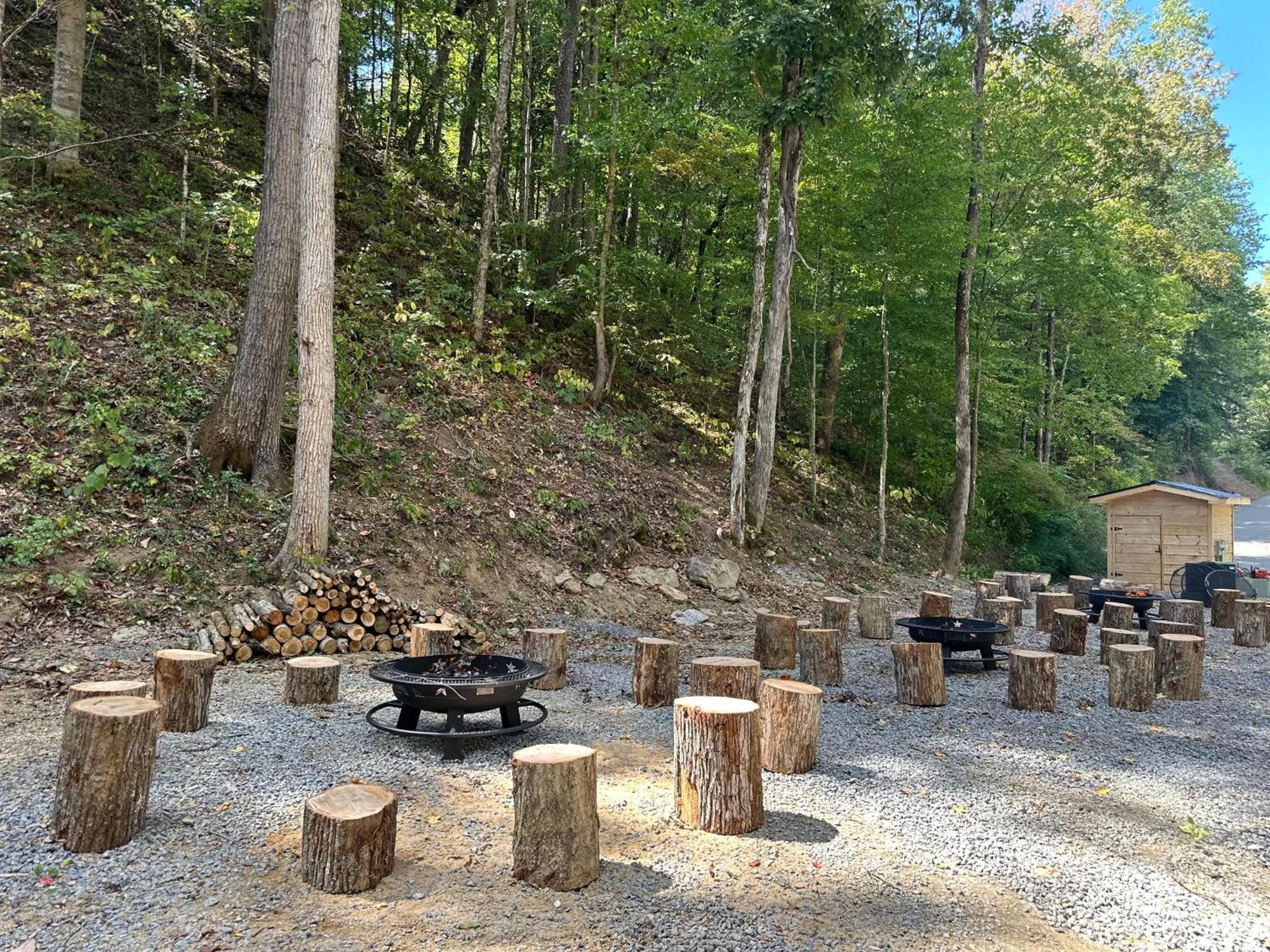 Cozy Cove Retreat W Lake View Hot Tub Firepit Dandridge Kültér fotó